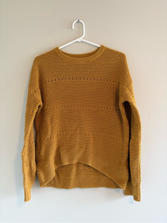 Old Navy Other - Old Navy Mustard Yellow Textured Knit Sweater Size XL (14–16)